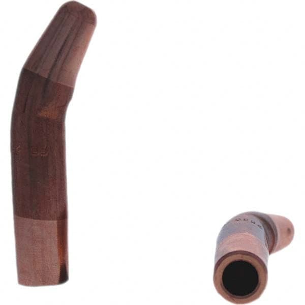 Tuffaloy - Spot Welder Tips For Use With: 5RW Electrode Holder Type: Single Bend Tip A Nose (Pointed) - Eagle Tool & Supply