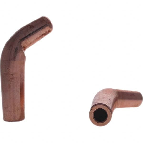 Tuffaloy - Spot Welder Tips For Use With: 5RW Electrode Holder Type: Single Bend Tip A Nose (Pointed) - Eagle Tool & Supply