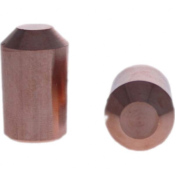 Tuffaloy - Spot Welder Tips For Use With: 4RW Electrode Holder Type: Paddle Tip E Nose (Truncated) - Eagle Tool & Supply