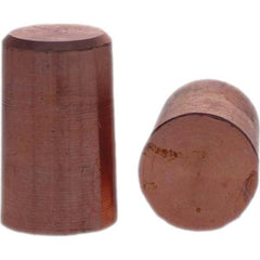 Tuffaloy - Spot Welder Tips For Use With: 4RW Electrode Holder Type: Paddle Tip C Nose (Flat) - Eagle Tool & Supply