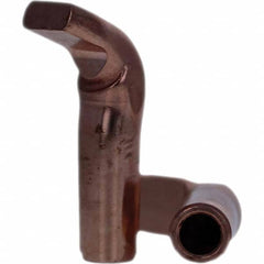 Tuffaloy - Spot Welder Tips For Use With: 5RW Electrode Holder Type: Single Bend Tip Spade Nose - Eagle Tool & Supply
