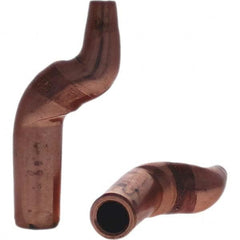 Tuffaloy - Spot Welder Tips For Use With: 4RW Electrode Holder Type: Misc Double Bend Tip C Nose (Flat) - Eagle Tool & Supply