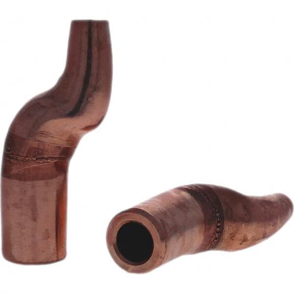 Tuffaloy - Spot Welder Tips For Use With: 5RW Electrode Holder Type: Misc Double Bend Tip C Nose (Flat) - Eagle Tool & Supply