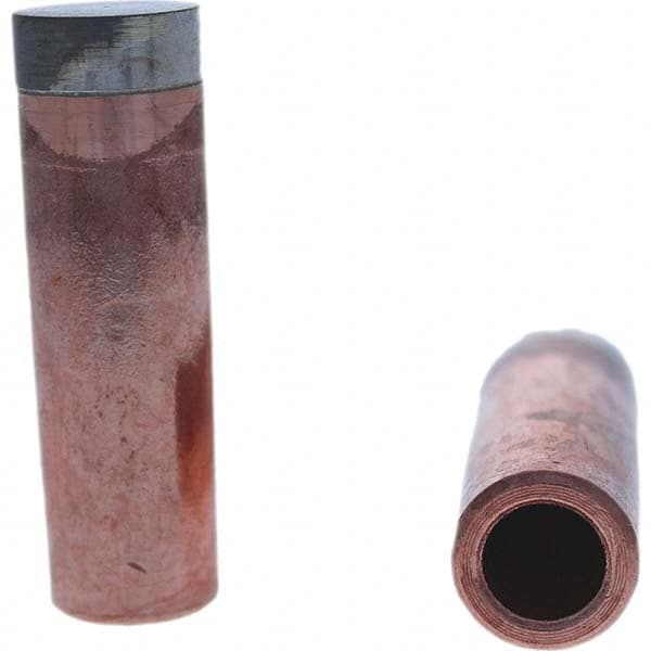 Tuffaloy - Spot Welder Tips For Use With: 5RW Electrode Holder Type: Refactory Straight Tip C Nose (Flat) - Eagle Tool & Supply