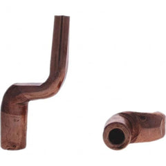 Tuffaloy - Spot Welder Tips For Use With: 5RW Electrode Holder Type: Misc Double Bend Tip Spade Nose - Eagle Tool & Supply