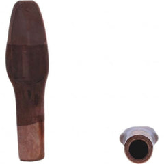 Tuffaloy - Spot Welder Tips For Use With: 5RW Electrode Holder Type: Misc Straight Tip Spade Nose - Eagle Tool & Supply