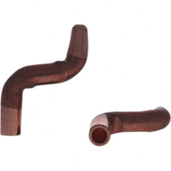 Tuffaloy - Spot Welder Tips For Use With: 5RW Electrode Holder Type: Misc Double Bend Tips A Nose (Pointed) - Eagle Tool & Supply