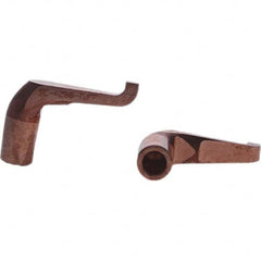 Tuffaloy - Spot Welder Tips For Use With: 5RW Electrode Holder Type: Misc Double Bend Tip Rectangular Nose - Eagle Tool & Supply