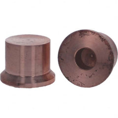 Tuffaloy - Spot Welder Tips For Use With: HP Size 2 High Pressure Holder Type: High Pressure Tip C Nose (Flat) - Eagle Tool & Supply
