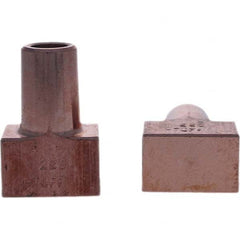 Tuffaloy - Spot Welder Tips For Use With: 5RW Electrode Holder Type: Backup Electrode Rectangular Face - Eagle Tool & Supply