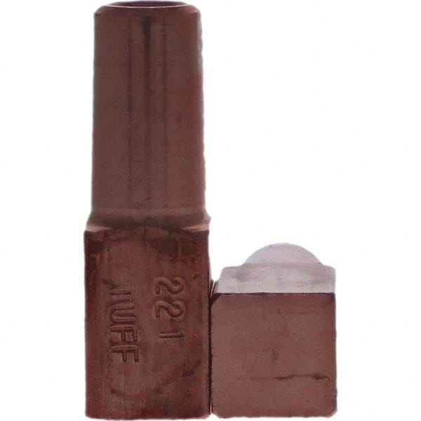Tuffaloy - Spot Welder Tips For Use With: 5RW Electrode Holder Type: Backup Electrode Rectangular Face - Eagle Tool & Supply