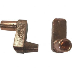 Tuffaloy - Spot Welder Tips For Use With: 5RW Electrode Holder Type: Misc Double Bend Tip E Nose (Truncated) - Eagle Tool & Supply