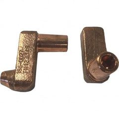 Tuffaloy - Spot Welder Tips For Use With: 5RW Electrode Holder Type: Misc Double Bend Tip E Nose (Truncated) - Eagle Tool & Supply