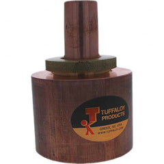 Tuffaloy - Spot Welder Tips For Use With: 7RW Electrode Holder Type: Swivel Tip - Eagle Tool & Supply