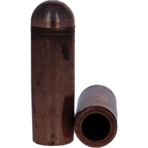 Tuffaloy - Spot Welder Tips For Use With: 5RW Electrode Holder Type: Refactory Straight Tip B Nose (Dome) - Eagle Tool & Supply