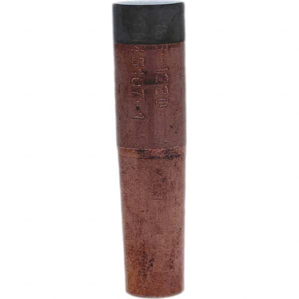 Tuffaloy - Spot Welder Tips For Use With: 4RW Electrode Holder Type: Refactory Straight Tip C Nose (Flat) - Eagle Tool & Supply