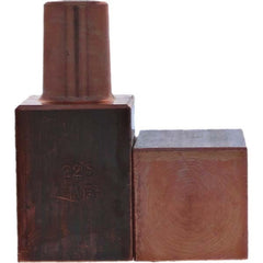 Tuffaloy - Spot Welder Tips For Use With: 5RW Electrode Holder Type: Backup Electrode Rectangular Face - Eagle Tool & Supply