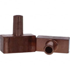 Tuffaloy - Spot Welder Tips For Use With: 4RW Electrode Holder Type: Backup Electrode Rectangular Face - Eagle Tool & Supply