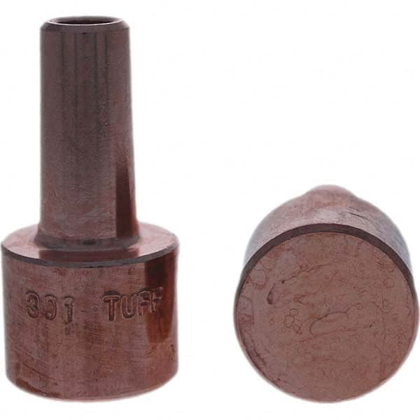 Tuffaloy - Spot Welder Tips For Use With: 4RW Electrode Holder Type: Backup Electrode Round Face - Eagle Tool & Supply