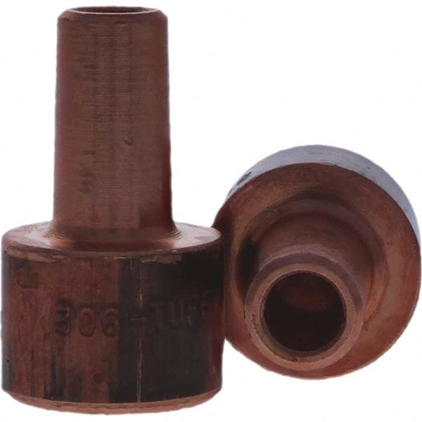 Tuffaloy - Spot Welder Tips For Use With: 4RW Electrode Holder Type: Backup Electrode Round Face - Eagle Tool & Supply
