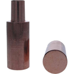 Tuffaloy - Spot Welder Tips For Use With: 5RW Electrode Holder Type: Backup Electrode Round Face - Eagle Tool & Supply
