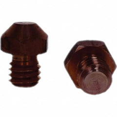 Tuffaloy - Spot Welder Tips For Use With: 3/8-16 Threaded Electrode Holder Type: Threaded Tip A Nose (Pointed) - Eagle Tool & Supply