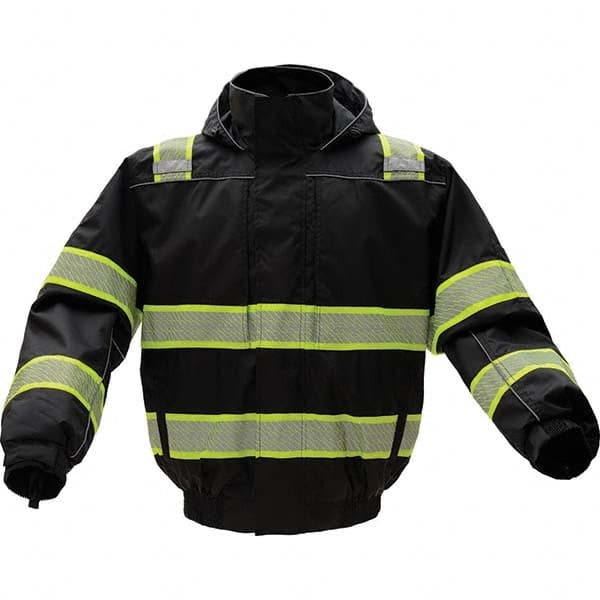 GSS Safety - Size M Black Waterproof & Cold Weather Jacket - Eagle Tool & Supply