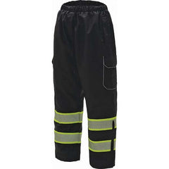 GSS Safety - Size L/XL Black Waterproof & Cold Weather Pants - Eagle Tool & Supply