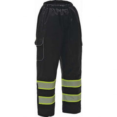 GSS Safety - Size S/M Black Waterproof Rain Pants - Eagle Tool & Supply