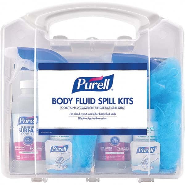 PURELL - Full First Aid Kits First Aid Kit Type: Body Fluid Clean-Up Maximum Number of People: 1 - Eagle Tool & Supply