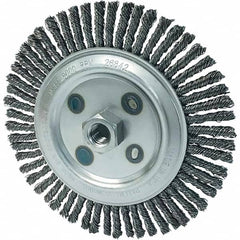 Osborn - 7" OD, 5/8-11 Arbor Hole, Stringer Bead Carbon Wheel Brush - Eagle Tool & Supply