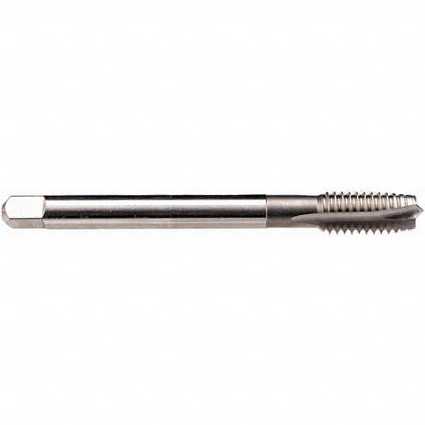 Emuge - M4x0.50 Metric Fine 6H 3 Flute Bright Finish HSS-E Spiral Point Tap - Eagle Tool & Supply