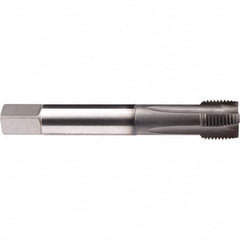 Emuge - M10x1.25 Metric Fine 6HX 4 Flute GLT-1 Finish HSS-E Spiral Point Tap - Eagle Tool & Supply