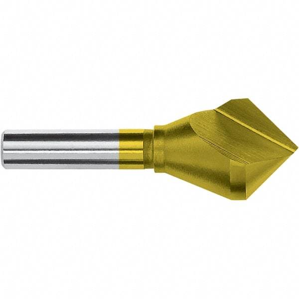 Magafor - 30mm Head Diam, 15/32" Shank Diam, 82° Cobalt Countersink - 3-5/8" OAL, Single End, Straight Shank, Right Hand Cut - Eagle Tool & Supply