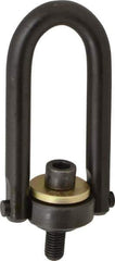 Jergens - 4,000 Lb Load Capacity Safety Engineered Center Pull Hoist Ring - 60 Ft/Lb Torque, 5/8 - 11 Thread, Alloy Steel - Eagle Tool & Supply