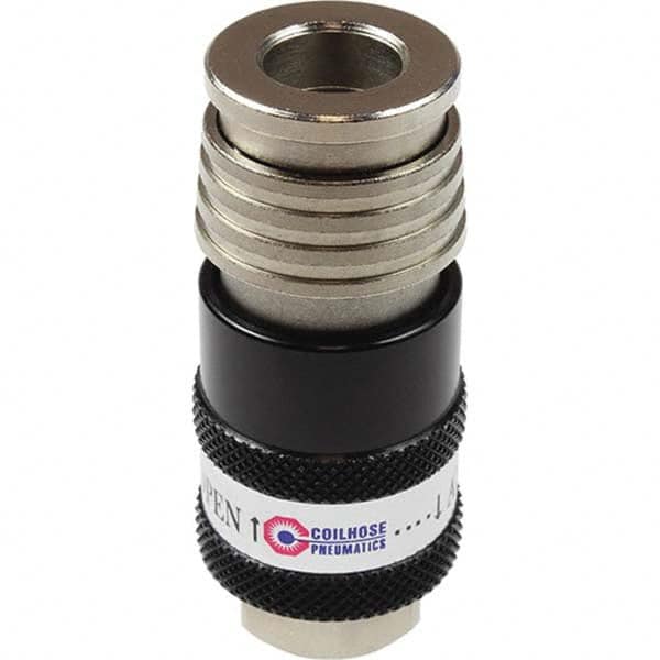 Coilhose Pneumatics - Pneumatic Hose Fittings & Couplings Type: Safety Coupler Thread Size: 0.375 - Eagle Tool & Supply