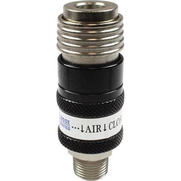 Coilhose Pneumatics - Pneumatic Hose Fittings & Couplings Type: Safety Coupler Thread Size: 0.25 - Eagle Tool & Supply