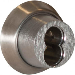 6, 7 Pin Best I/C Core Mortise Cylinder Brass, Satin Chrome Finish