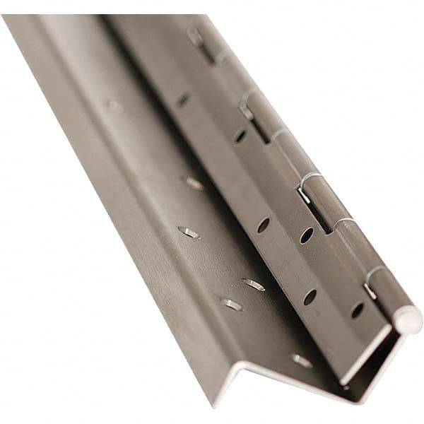 Stanley - 84" Long x 6" Wide Grade 1 304 Stainless Steel Commercial Hinge - Eagle Tool & Supply