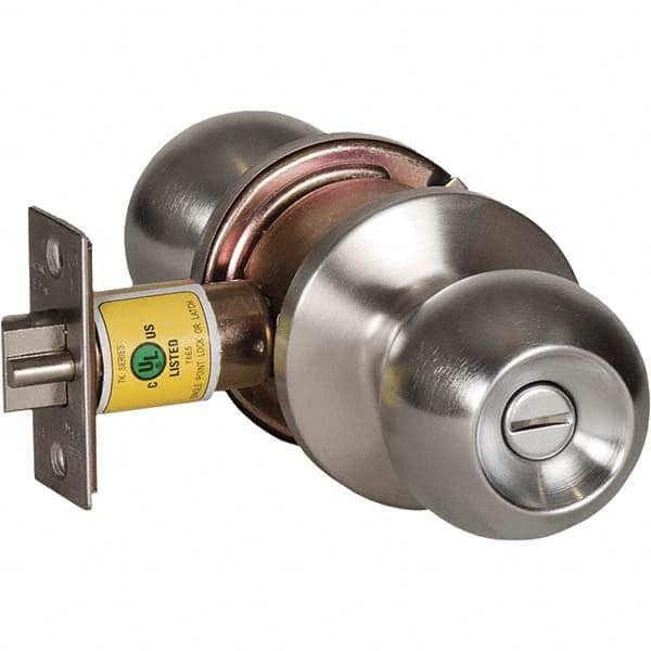 Best - Knob Locksets Type: Passage Door Thickness: 1 3/8 - 1 7/8 - Eagle Tool & Supply