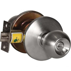 Best - Knob Locksets Type: Passage Door Thickness: 1 3/8 - 1 7/8 - Eagle Tool & Supply