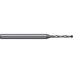 Harvey Tool - Letter E (1/4") 130° Brazed Solid Carbide Jobber Drill - Exact Industrial Supply