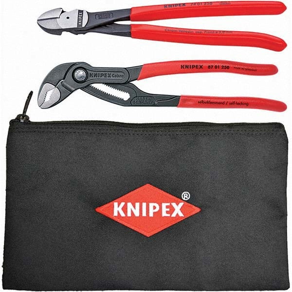 Knipex - Plier Sets Set Type: Assortment Number of Pieces: 2 - Eagle Tool & Supply