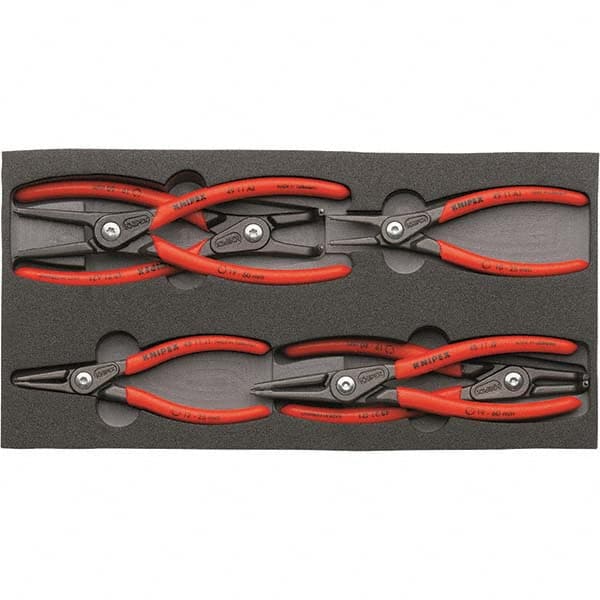 Knipex - Plier Sets Set Type: Retaining Ring Pliers Number of Pieces: 6 - Eagle Tool & Supply