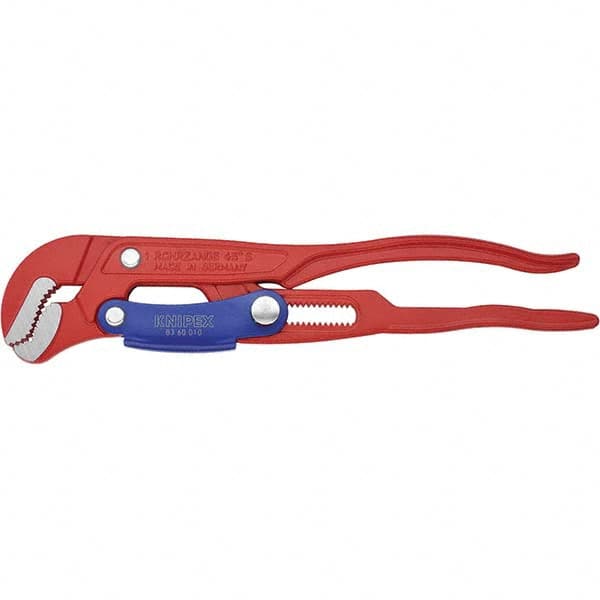 Knipex - Pipe Wrenches Type: Adjustable Maximum Pipe Capacity (Inch): 1-5/8 - Eagle Tool & Supply