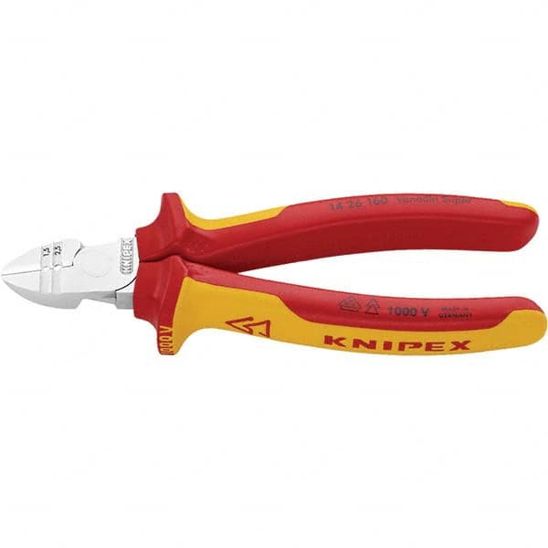 Knipex - Cutting Pliers Type: Diagonal Cutter w/Stripper Insulated: Insulated - Eagle Tool & Supply