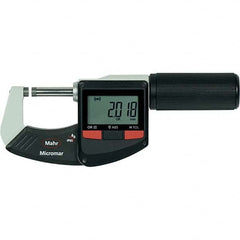 Mahr - Electronic Outside Micrometers Type: Standard Minimum Measurement (Decimal Inch): 0.0000 - Eagle Tool & Supply