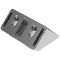FATH - 50.8mm Wide, 0.105" High, 45° T-Slotted Aluminum Extrusion Supports - Eagle Tool & Supply