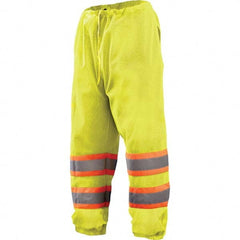 OccuNomix - Size L/XL Hi-Viz Yellow Polyester Hi-Visibility Pants - Eagle Tool & Supply
