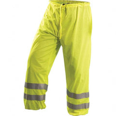 OccuNomix - Size 2X/4X Hi-Viz Yellow Polyester Hi-Visibility Pants - Eagle Tool & Supply